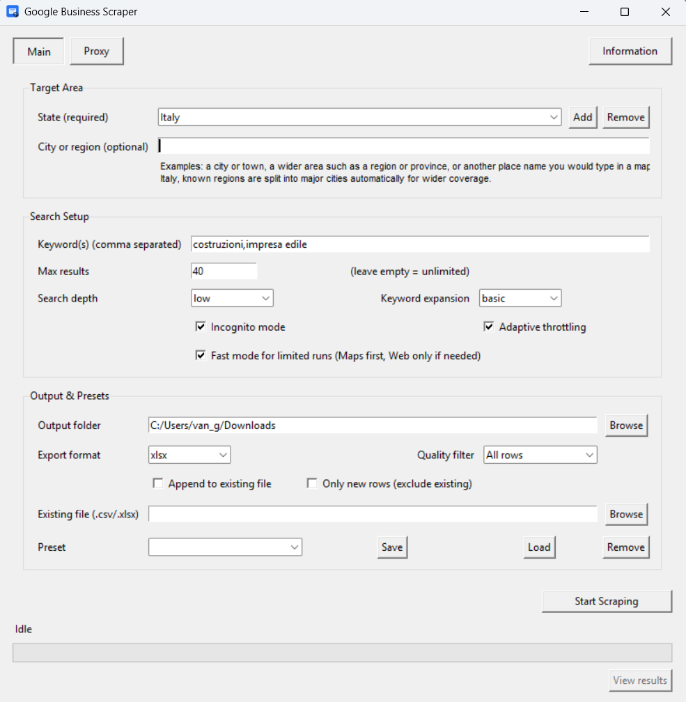 Business Scraper software for fast grow, scrap business info from google maps