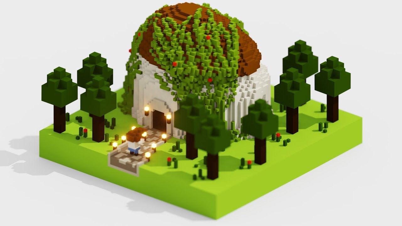 I will model unique 3d voxel art, pixel art, character asset design