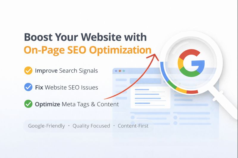 Complete On Page SEO Optimization To Improve Google Rankings & Traffic 7 Pages