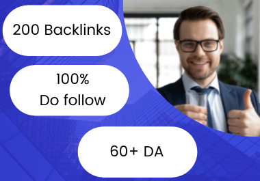 200 HIGH DA DO FOLLOW BACKLINKS
