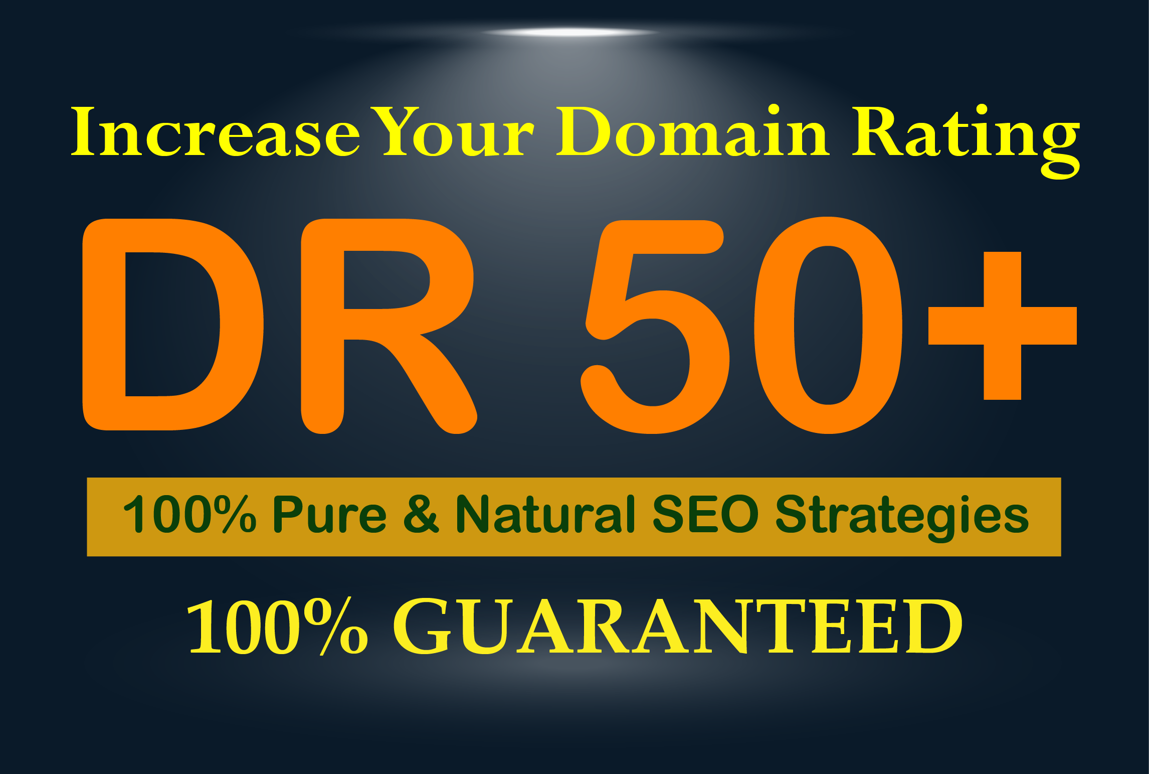 I will increase Ahrefs domain rating, increase DR 50 plus