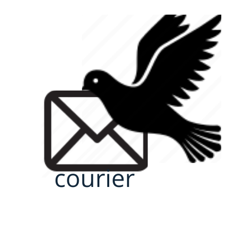 courier logo, courier logo for mail message