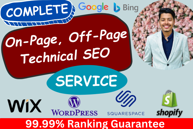 Complete On-Page, Off- Page and Technical SEO Optimi...