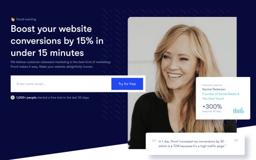 Blow your business with best ever landing page