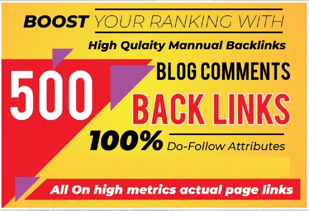 I will do unique trust blog comment manual on ranking sites 