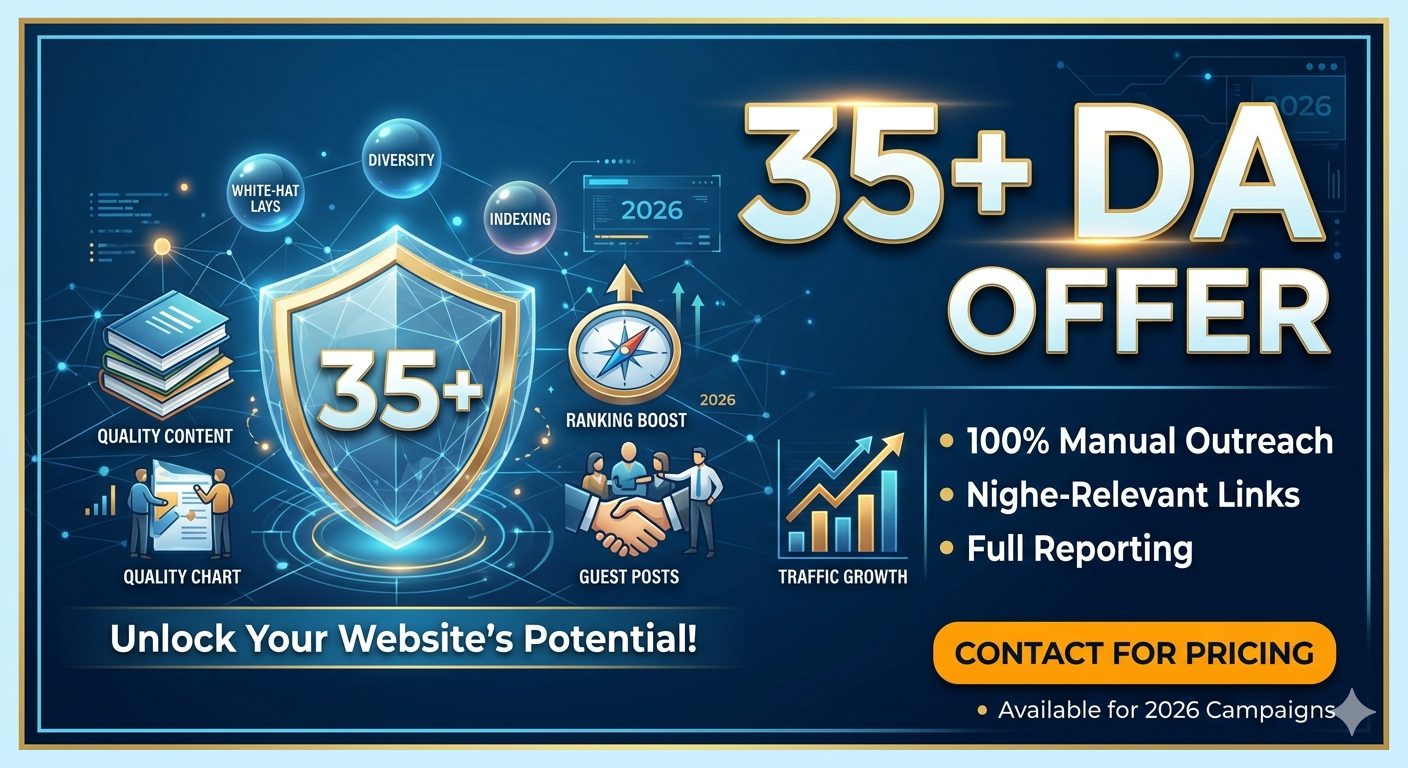  35+ DA Boost Your Ranking with High-Authority