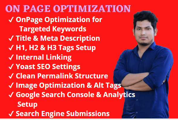 I will do on-page SEO your wordpress site or coding site perfectly