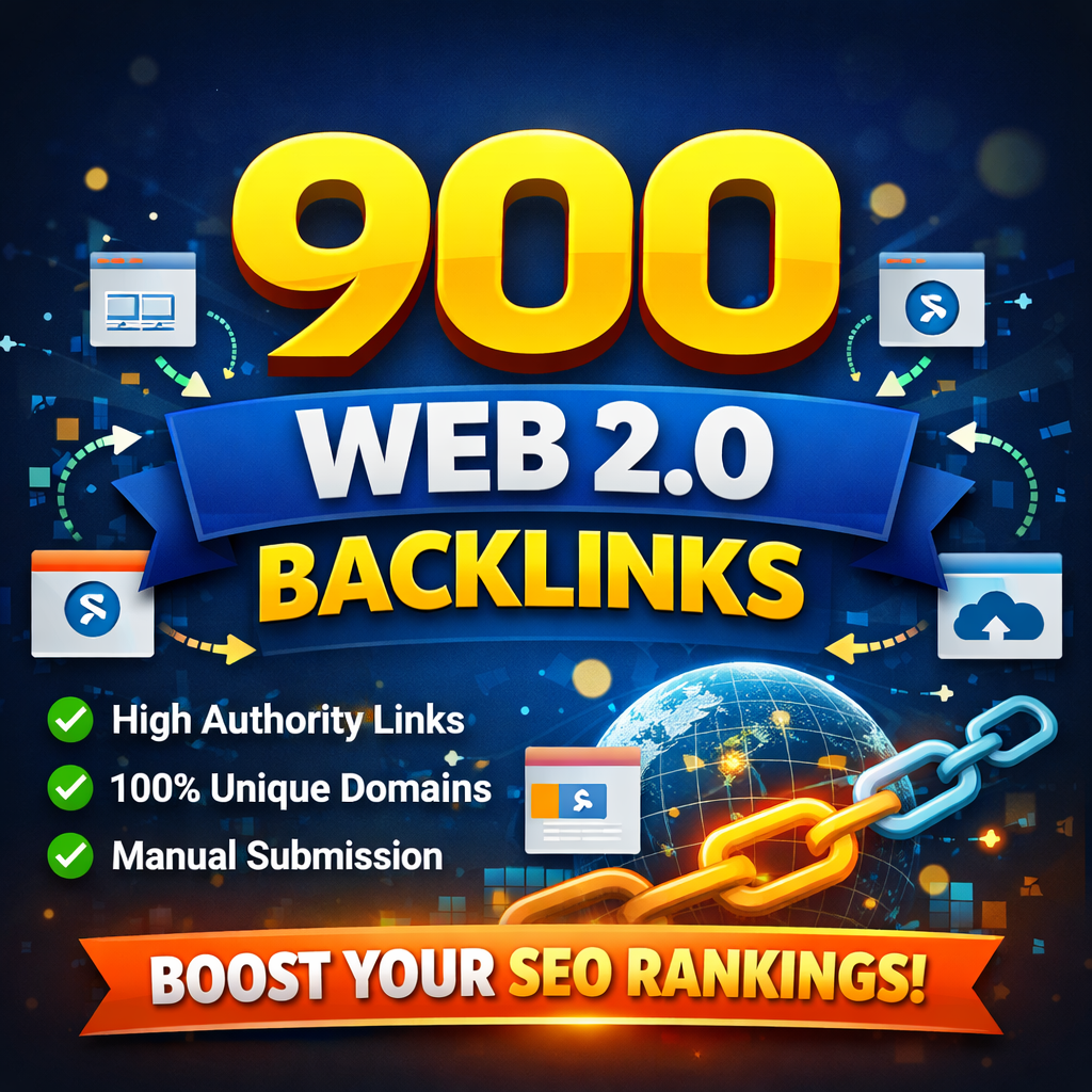 900 Web 2.0 Backlinks &mdash High Quality SEO Service