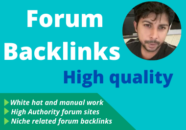  I Create 60 high quality forum posting backlink