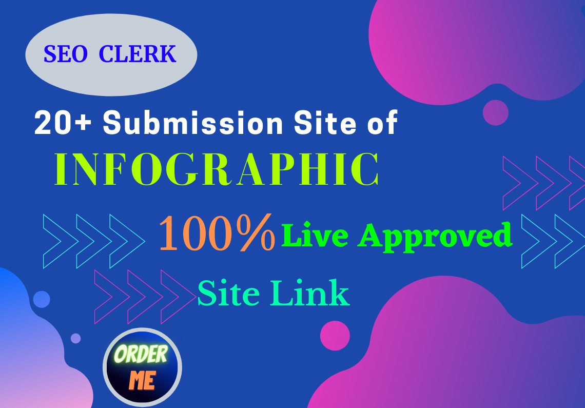 I will post your infographics 20+ high authority DA and PA website