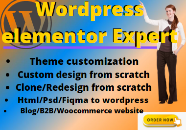 I will create,copy or redesign seo friendly wordpress website for you.
