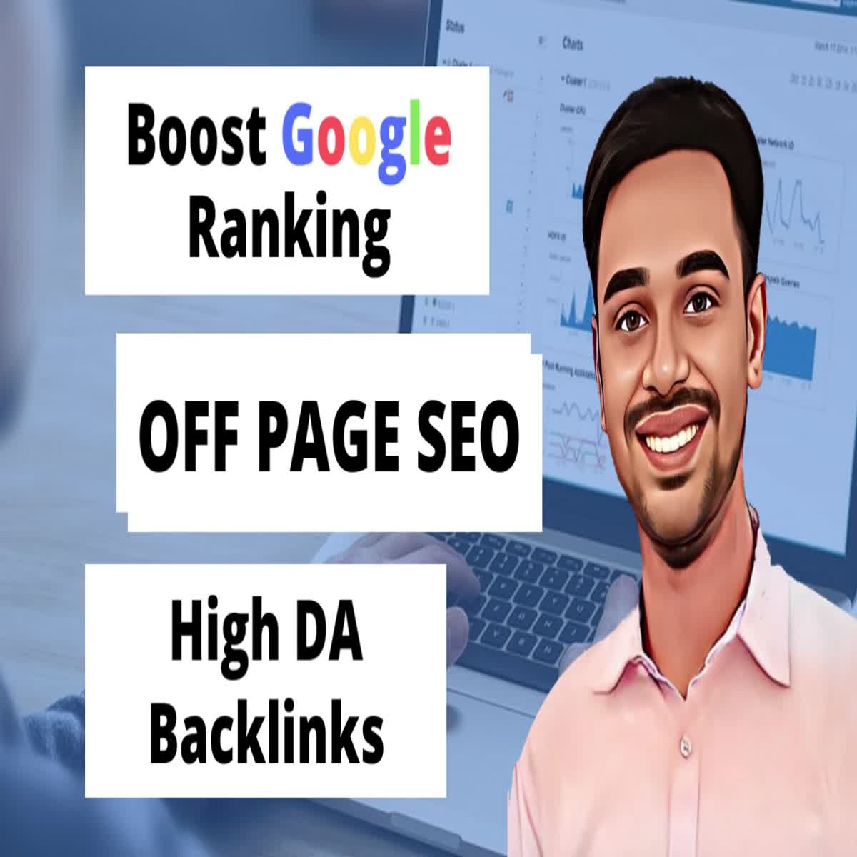 I will Do Monthly Off Page SEO Service and 400 high DA Backlinks For Google Ranking