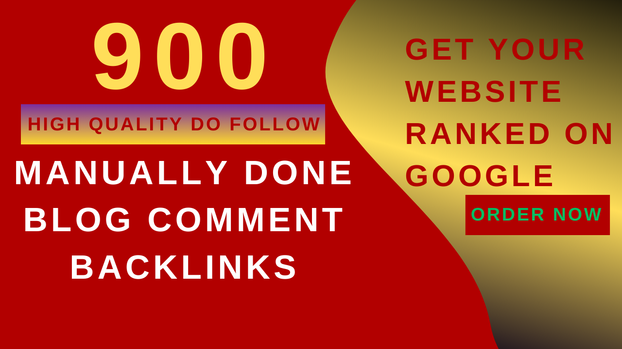 I will Create 900 Manually Done Blog comment Backlink...