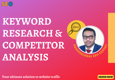 I will do KGR advanced SEO keyword research and competitor analysis