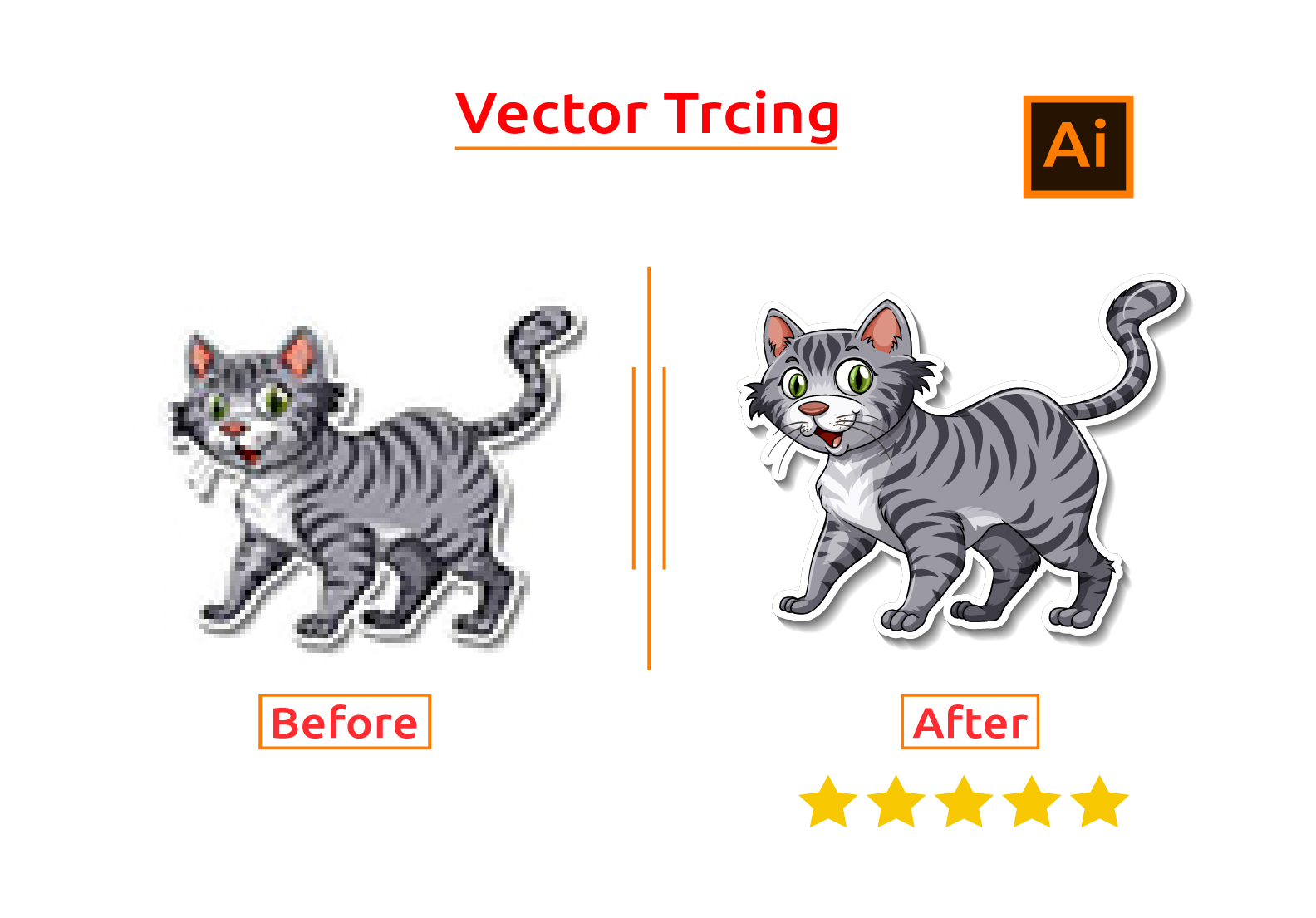 I will manually vectorize image, recreate, redraw, edit or line art logo.