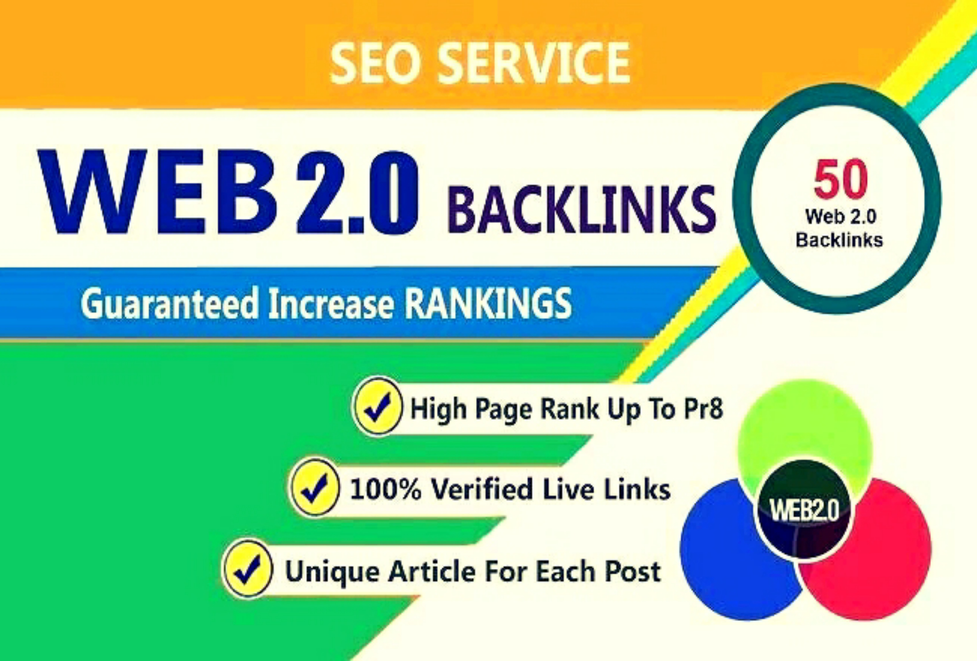 100+ Web 2.0 High quality powerful Dofollow Backlinks top ranking service