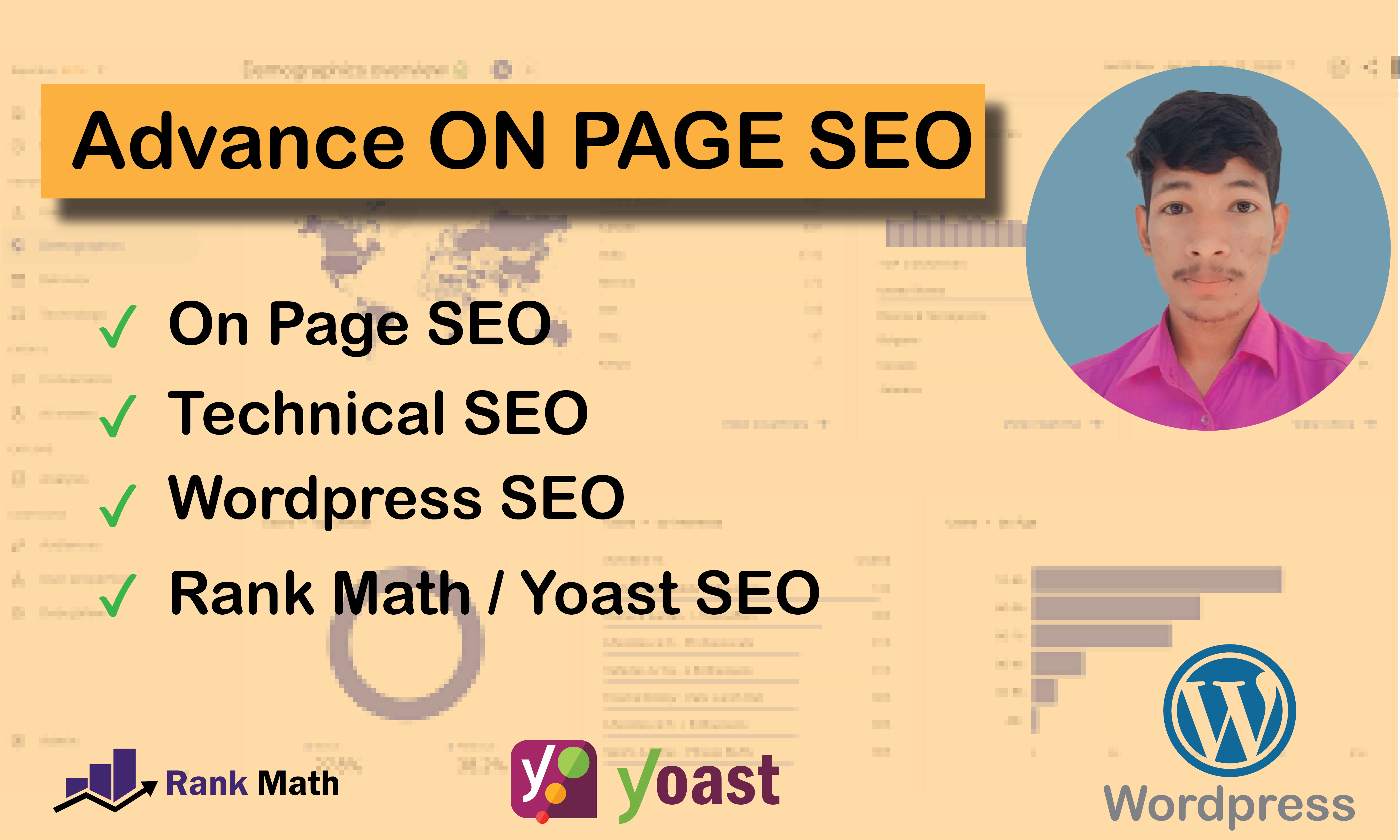 I will do onpage SEO and technical optimization for your WordPress website	