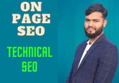 I Will do On Page SEO & Technical SEO to Top Rank...