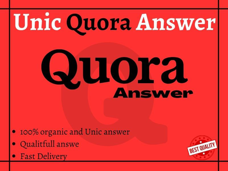 Get 20 quality quora answer for your website or article