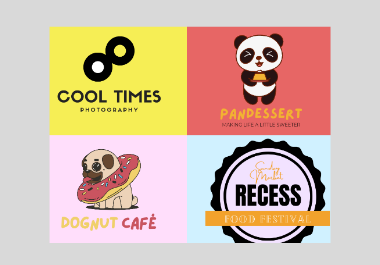 4 unique and creative logos in just 24hrs 