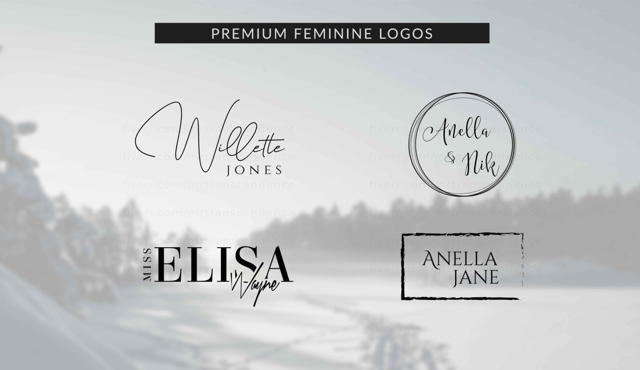 I will do modern logo, line art text or badge logo design