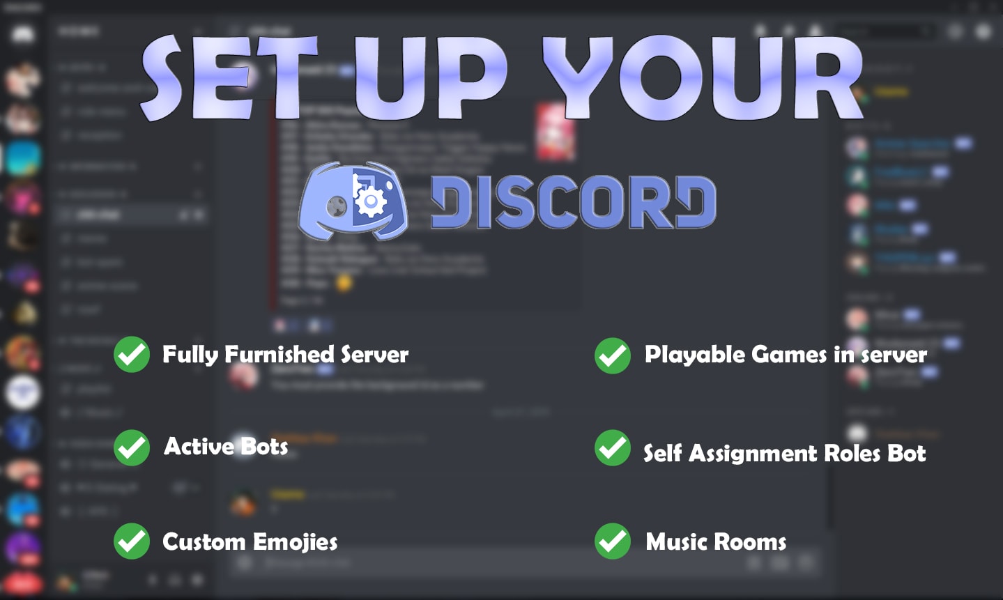 I will setup a discord server for your NFT. DAO and c...
