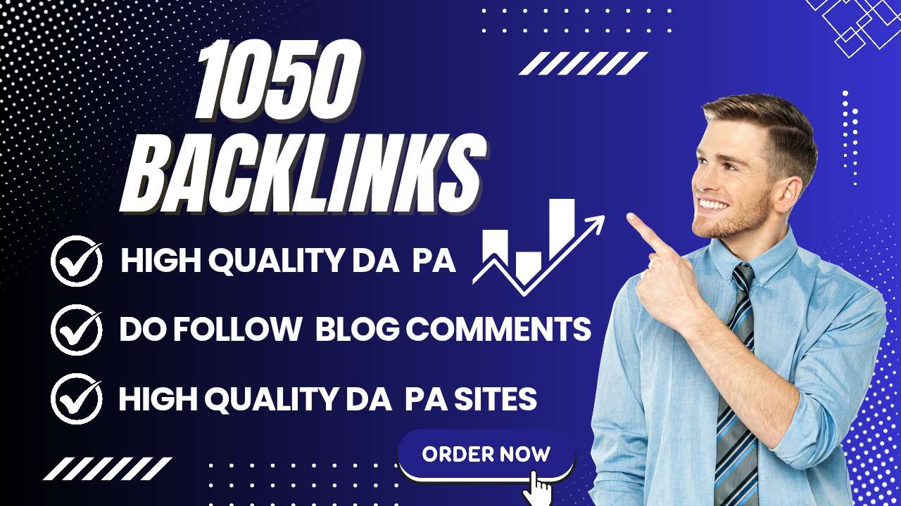 I Will Give 1050 Do follow Blog Comments Backlinks Hi...