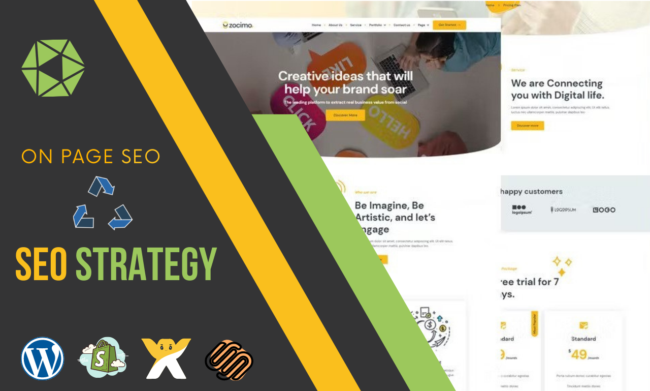 I will do on page SEO for your WordPress, Wix, Squarespace, and Shopify.