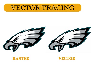 Vector trace any logo or image professionally