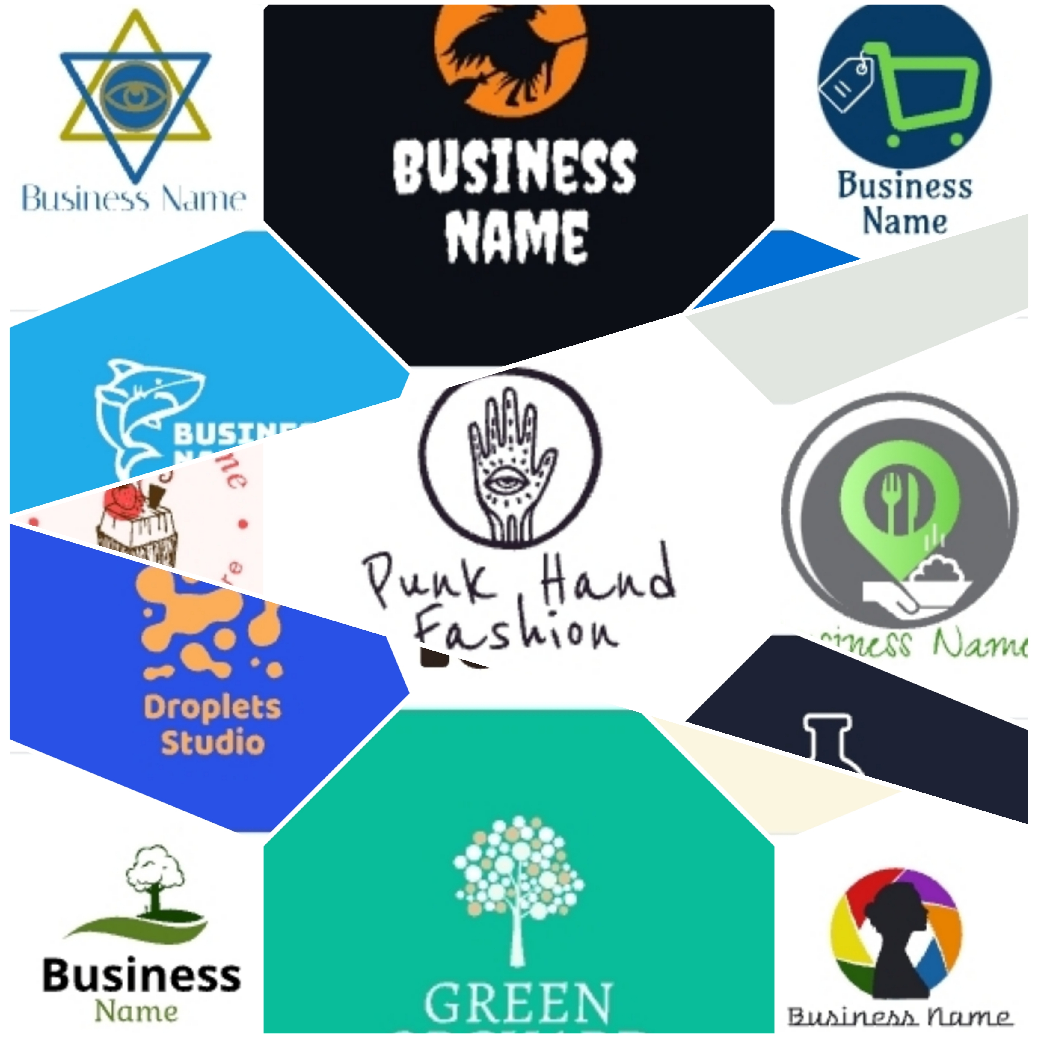 Cheap logo design professionally for your business, 10 logos in less than 10 hours