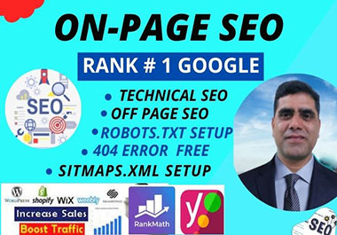 I will do On-page SEO to increase Organic Traffic