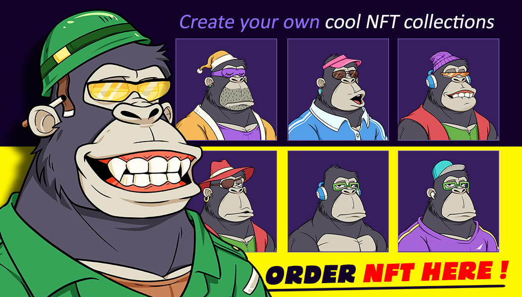 I will custom nft art design, nft design, nft collection, nft creator, cartoon nft arts