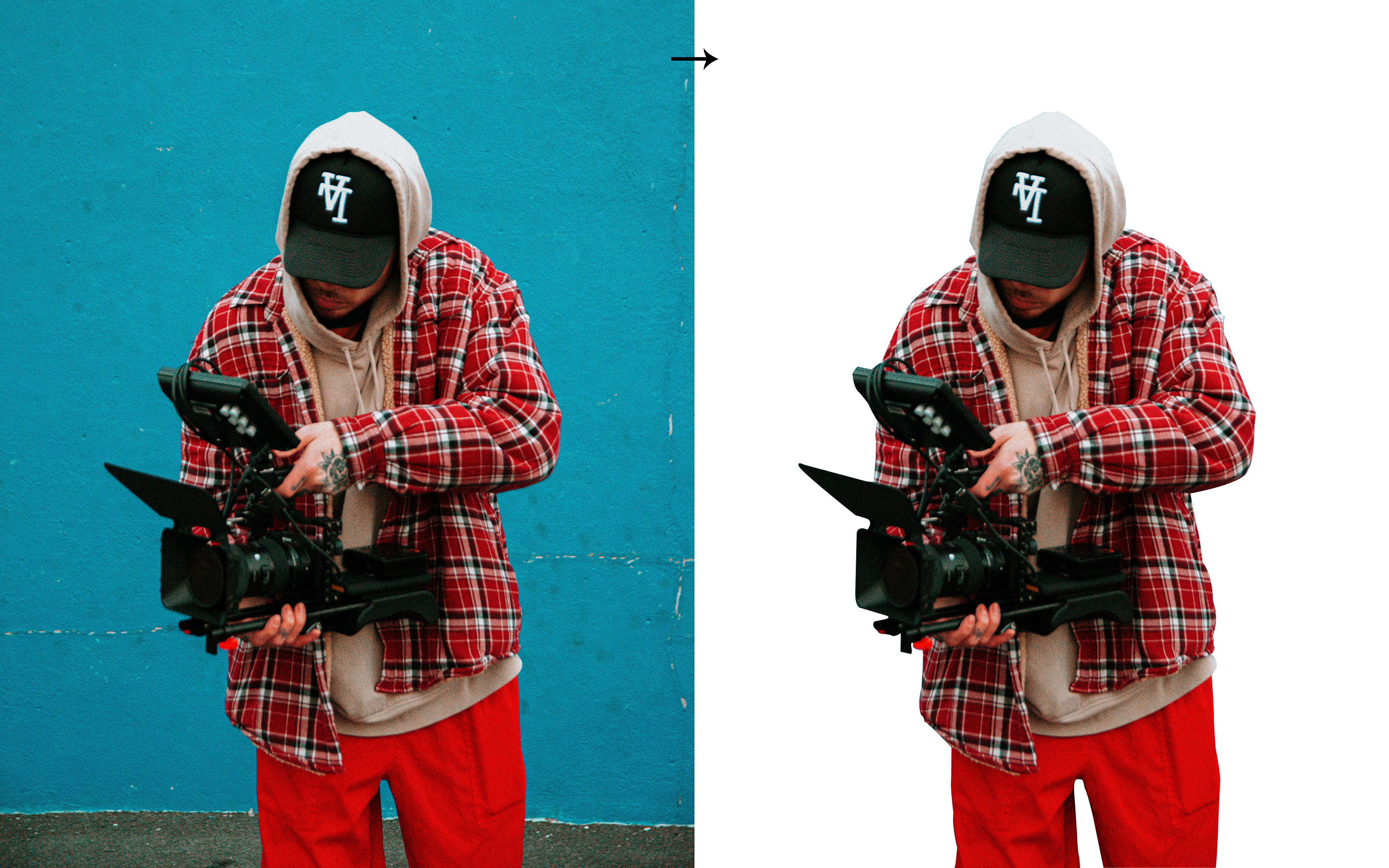 professionally remove background 