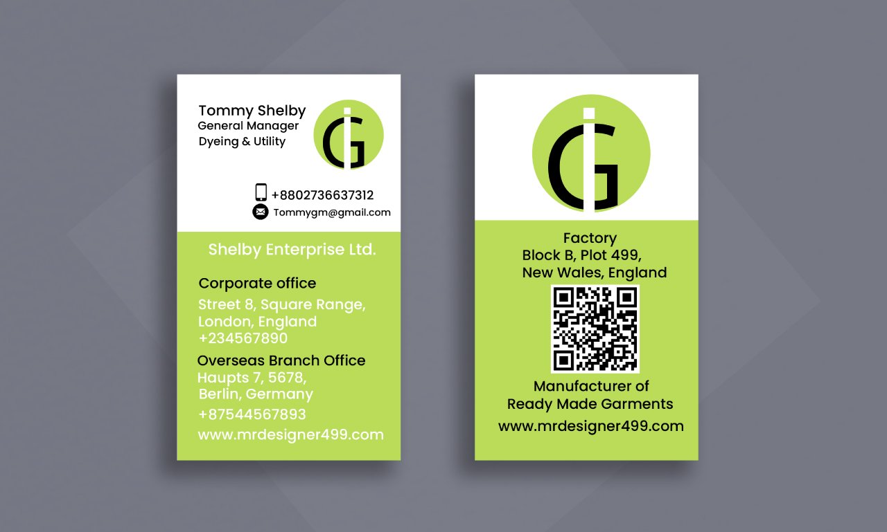 I will design minimalist creative professional business card for you in 12 hour