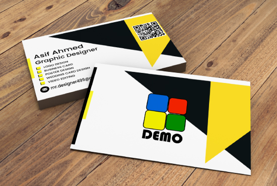 I will design minimalist creative professional business card for you in 12 hour