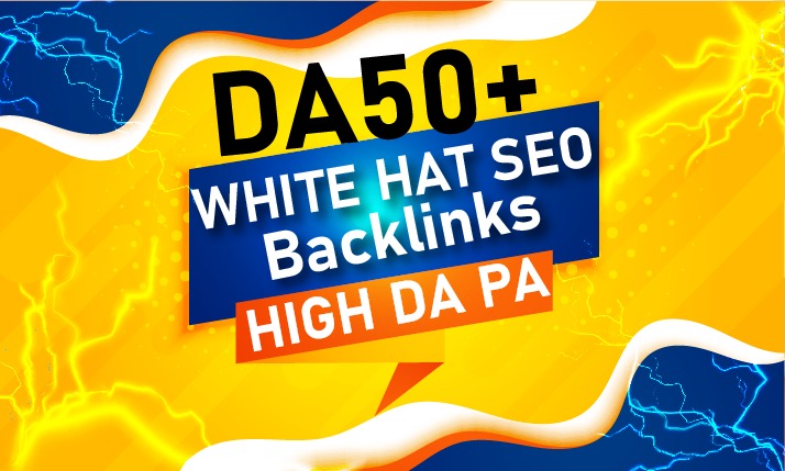 I will do 50 high quality white hat dofollow SEO backlinks