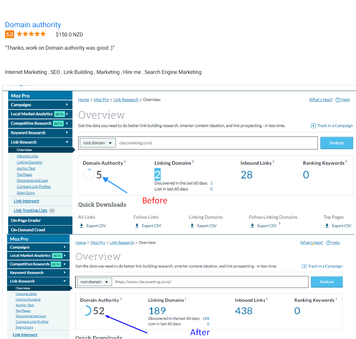  120 HIGH Quality 90+DA dofollow Backlinks real organic traffic SEO