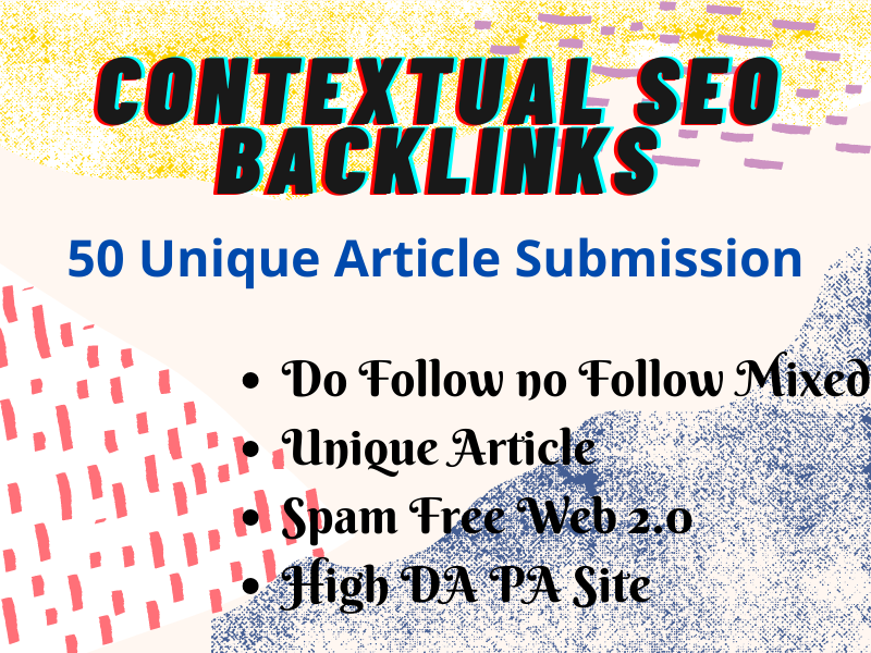 I will do 50 high quality article submission