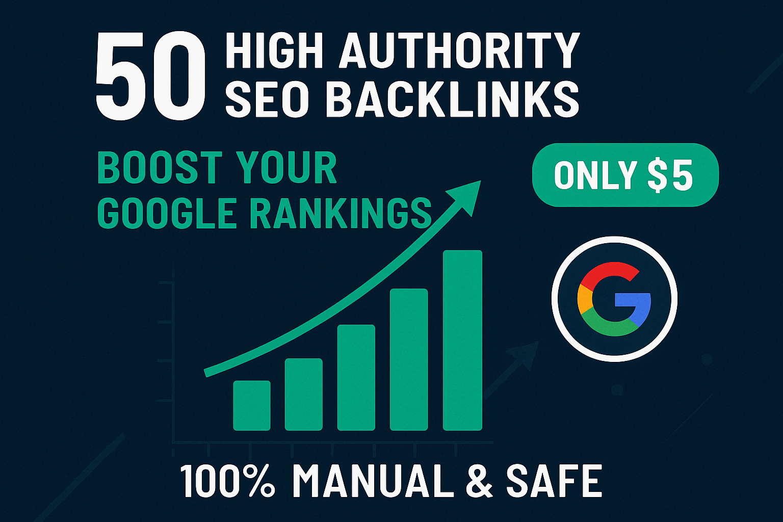I will build 50 high authority Manual SEO backlinks