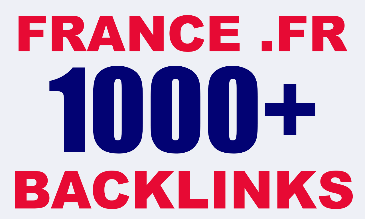 1000+ France Based Domains. FR Authority Backlinks