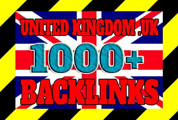 I will build 1000+. UK-based backlinks from real Unit...