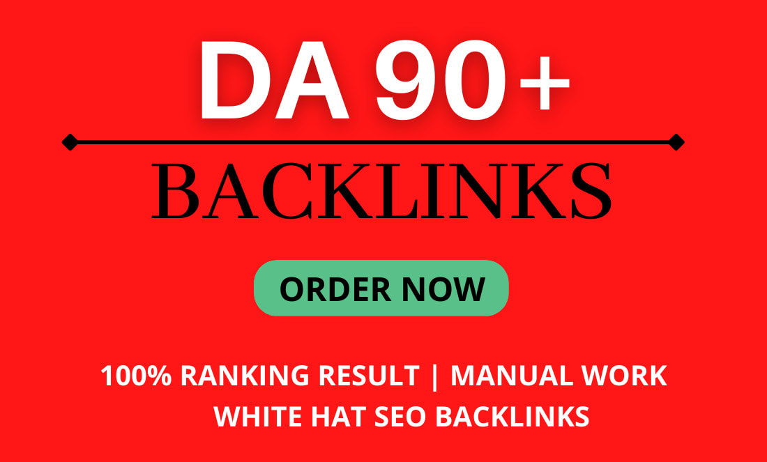 Build 20 High Quality DR 90+ Backlinks | Boost your Website Ranking within 3 weeks