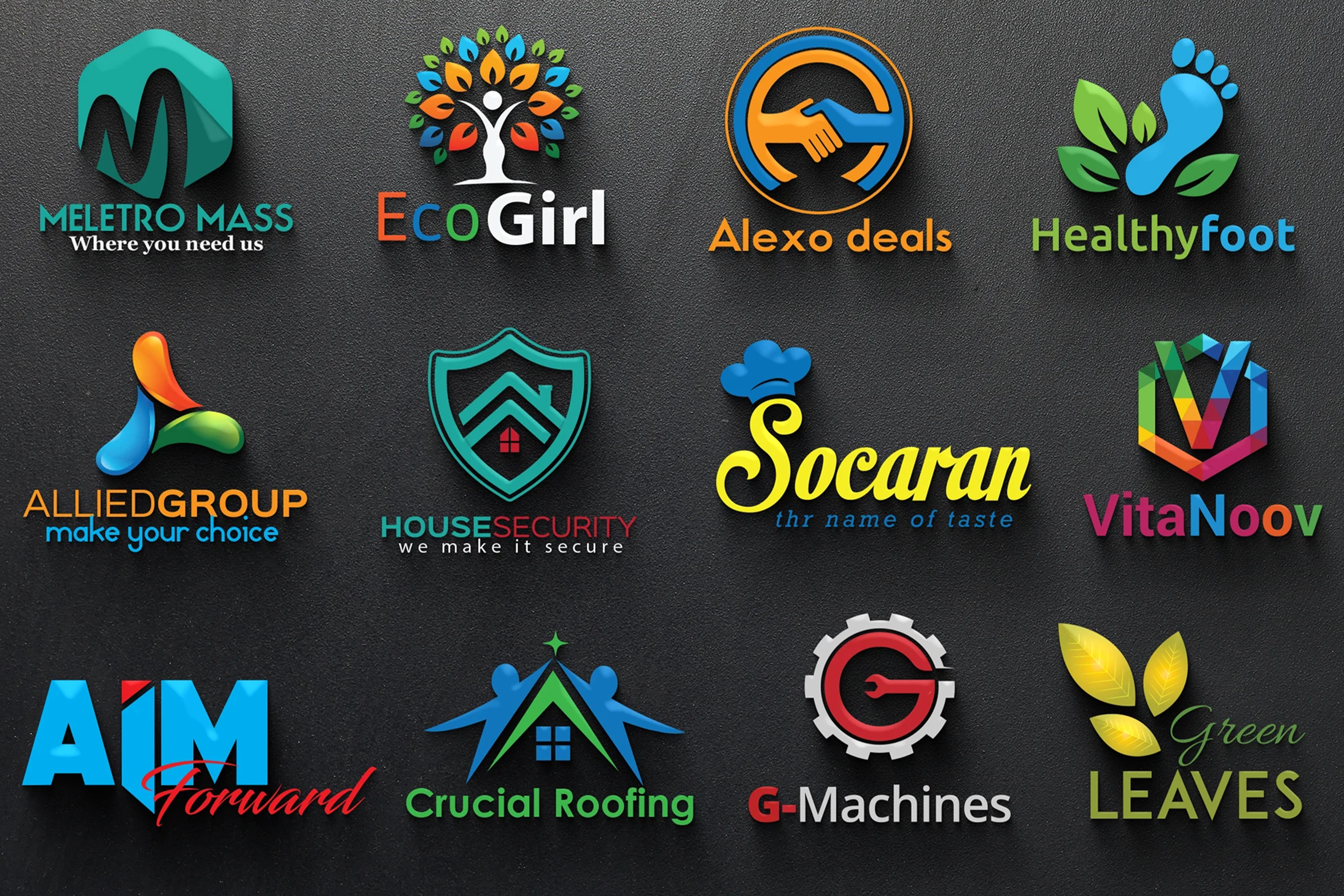 I will design a modern and luxury minimalist logo