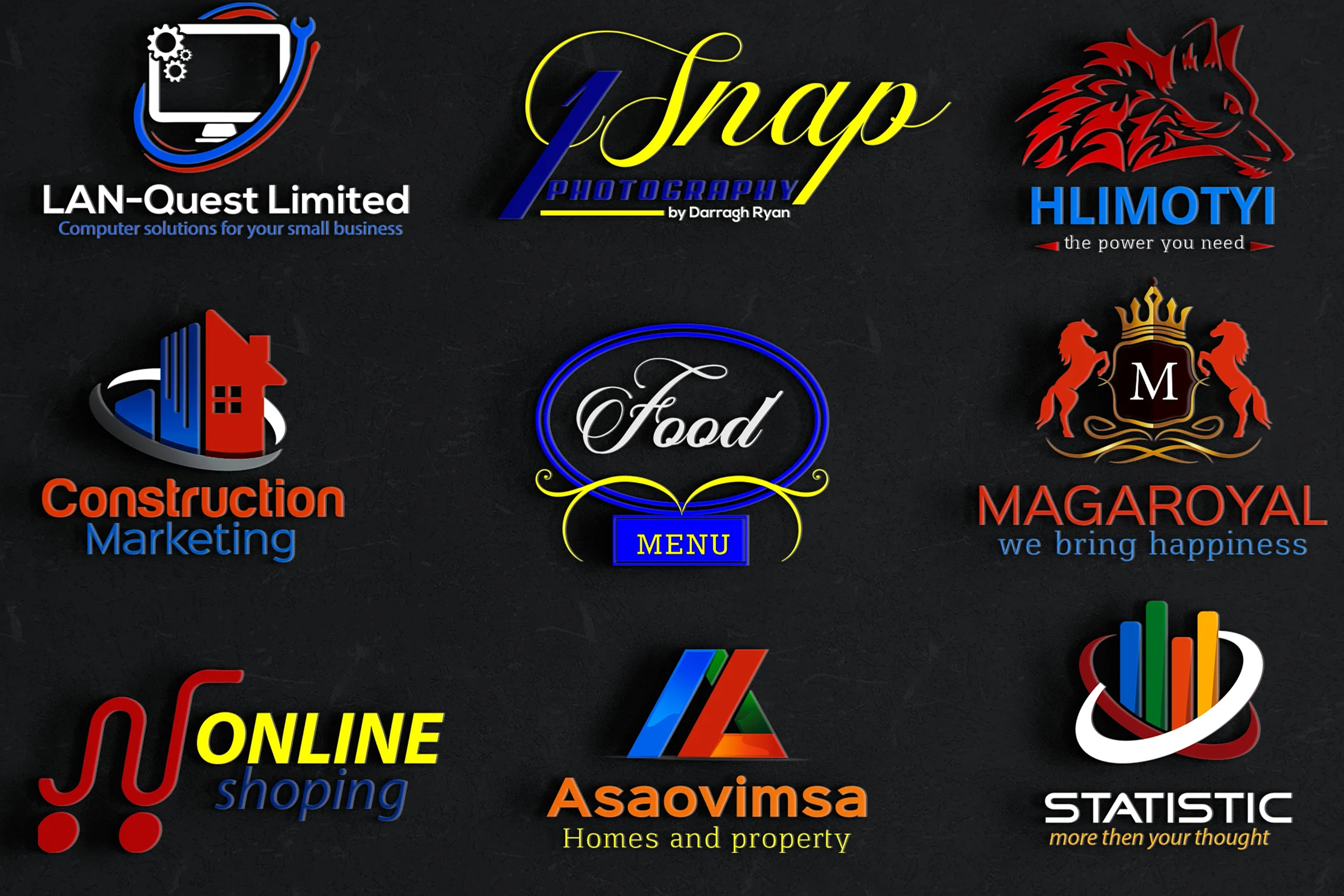 I will design a modern and luxury minimalist logo