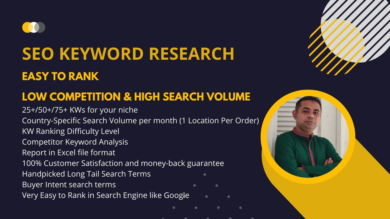 I will provide best SEO Keyword Research for your web...