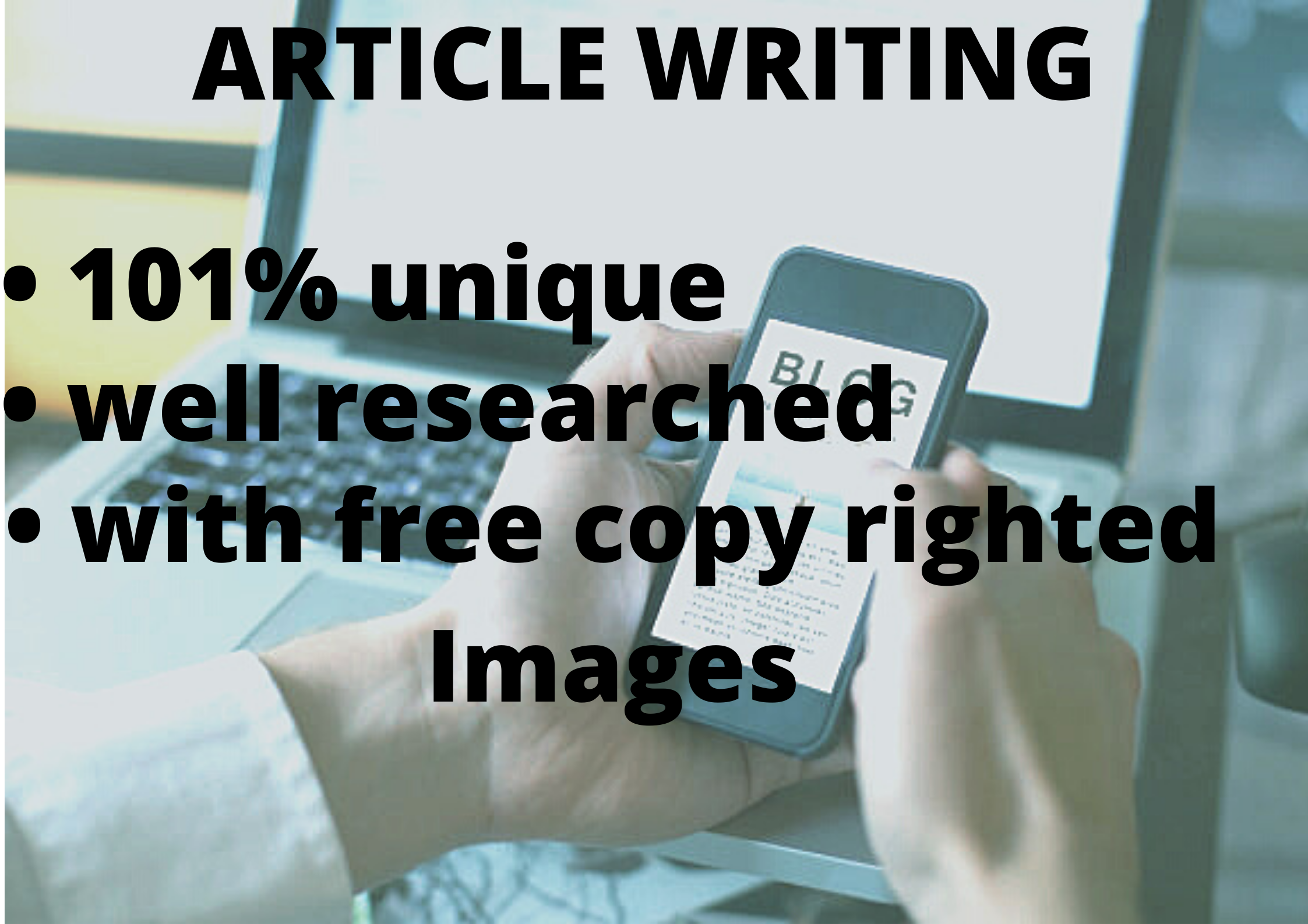 A professional blog post (950+words)