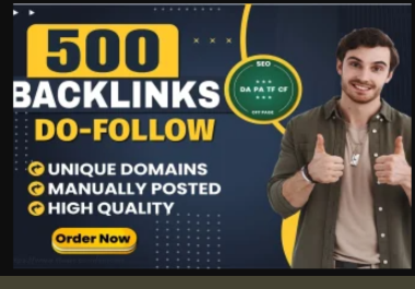 I will do manually 500 High authority PA/DA TF/CF Dofollow Blog Comments Backlinks