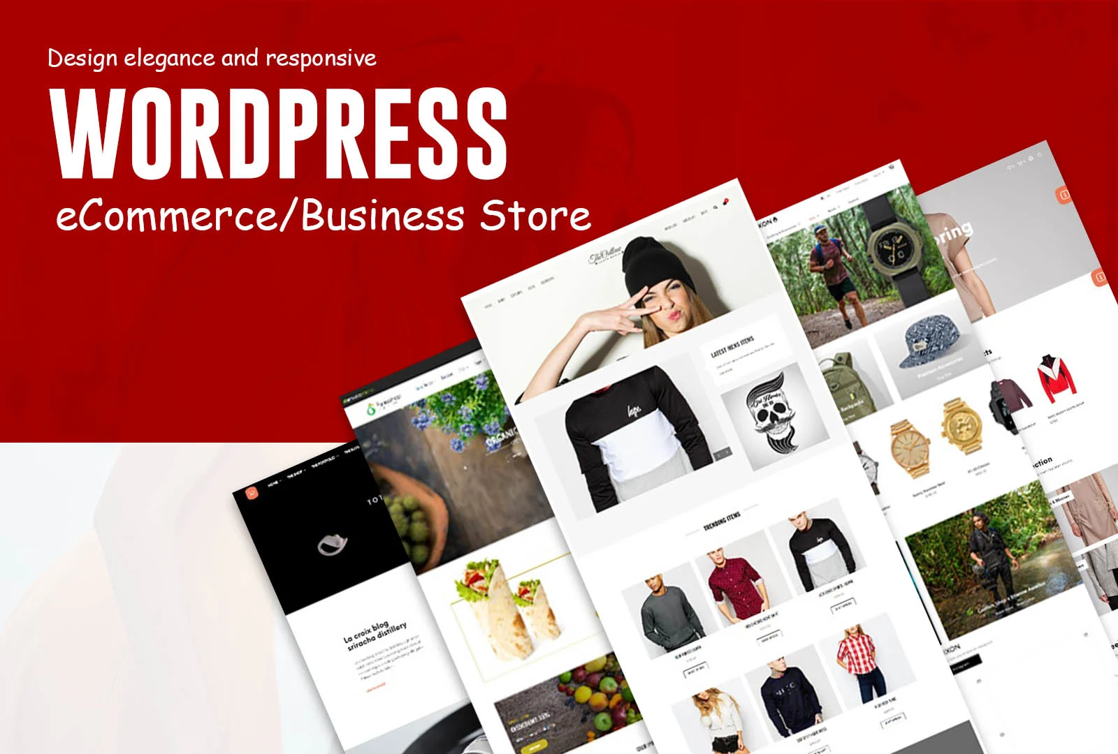 E-commerce website online store with wordpress woocommerce