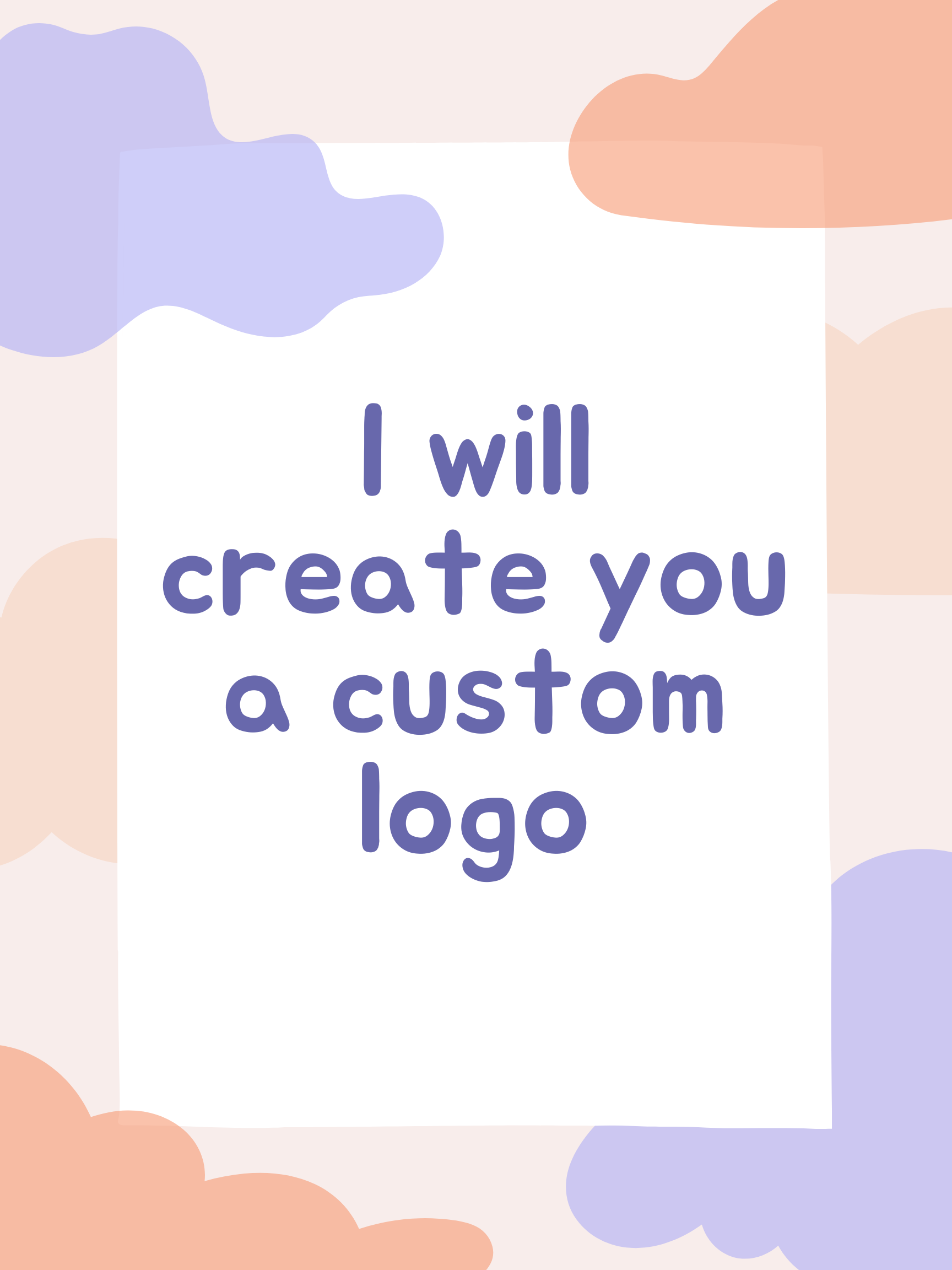 I will create you a unique custom logo!!!!