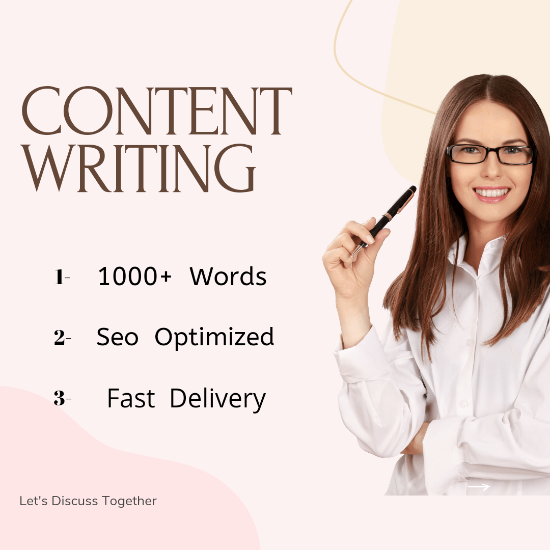 I Will Write 1000+ SEO Optimized Content Writing 